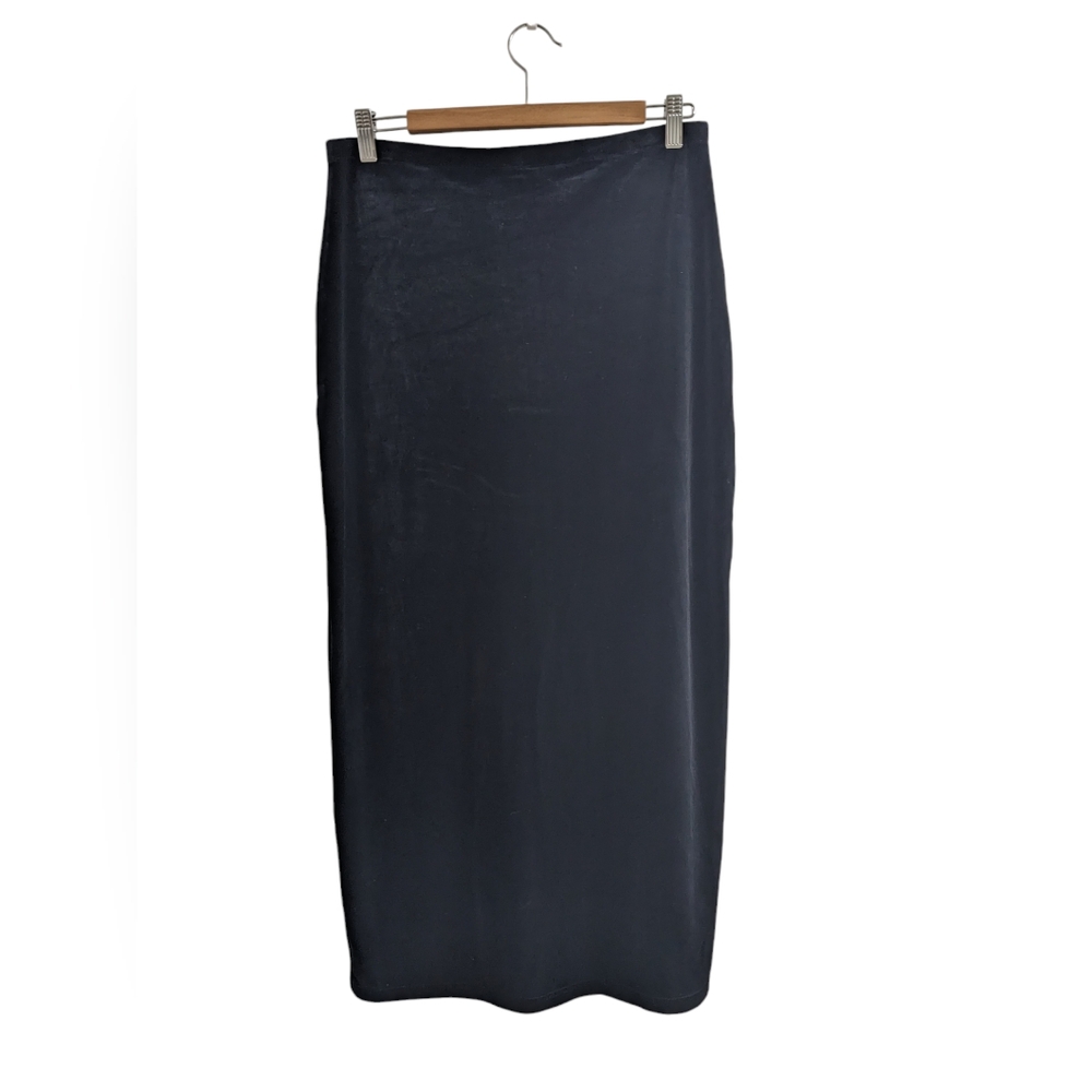 Express black velvet maxi